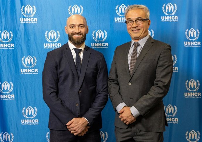 Jack Kelly (Head of Sales Australia, Vantage) met Nai Jit Lam, Deputy Representative for UNHCR Australia at UNHCRs Canberra office.