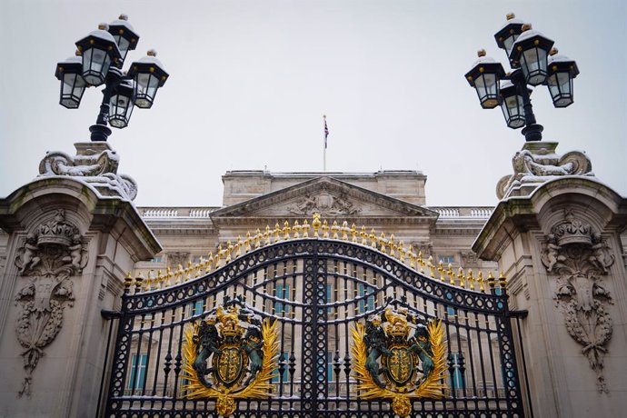 Archivo - Puertas del Palacio de Buckingham