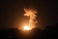 El Ejército de Israel bombardea la Franja de Gaza