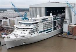El duodécimo buque de Silversea, a punto de terminarse en Meyer Werft (Alemania)