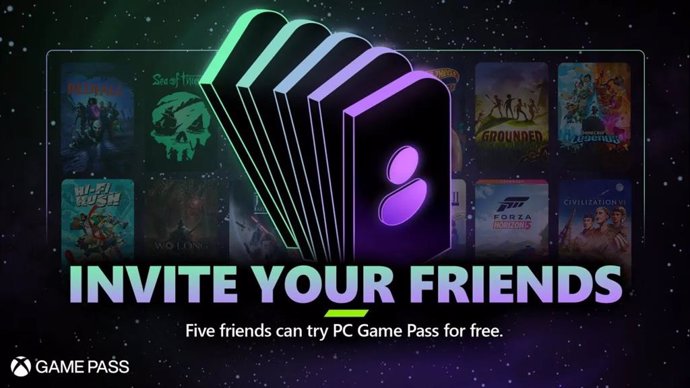 Programa de recomendación de amigos para PC Game Pass.