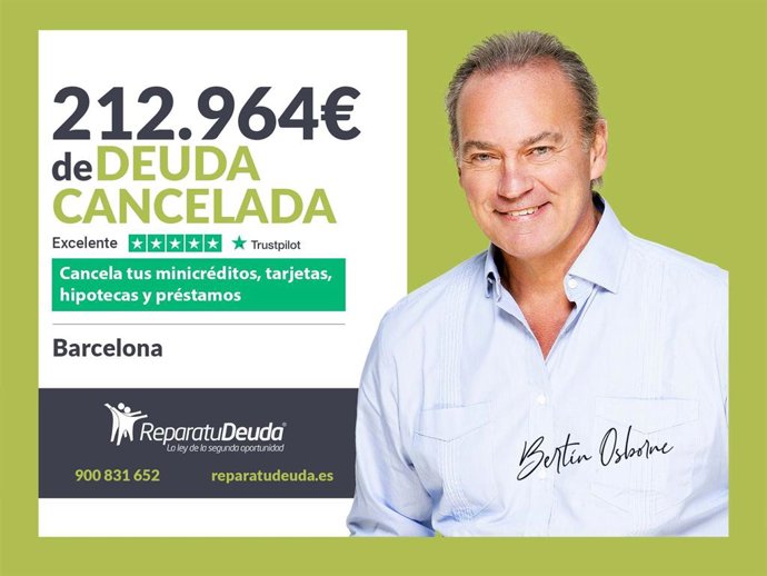 Exonerado con Repara tu Deuda por la Ley de Segunda Oportunidad.