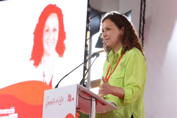 Archivo - La presidenta del Consell de Mallorca y secretaria general de los socialistas de Mallorca, Catalina Cladera, durante un acto a 1 de abril de 2023. 
