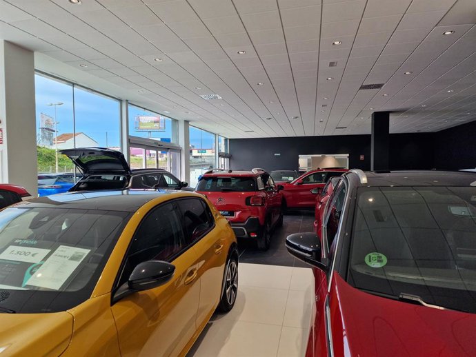 Concesionario de vehículos.