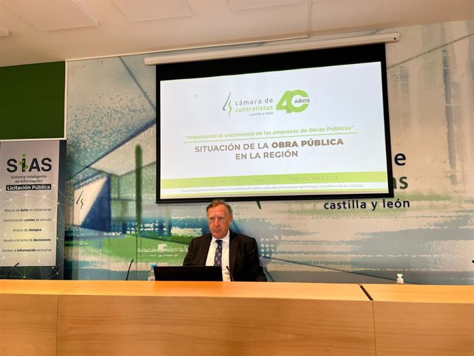 El presidente de la Cámara de Contratistas presenta el informe de la licitación pública en Castilla y León