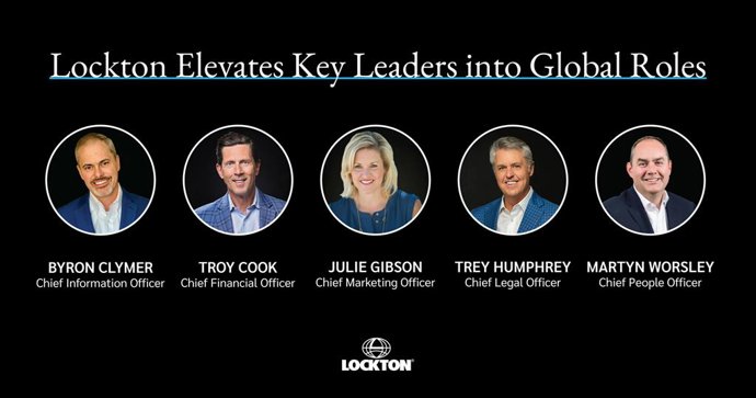 Byron Clymer, Troy Cook, Julie Gibson, Trey Humphrey, and Martyn Worsley Elevated into New Global Roles