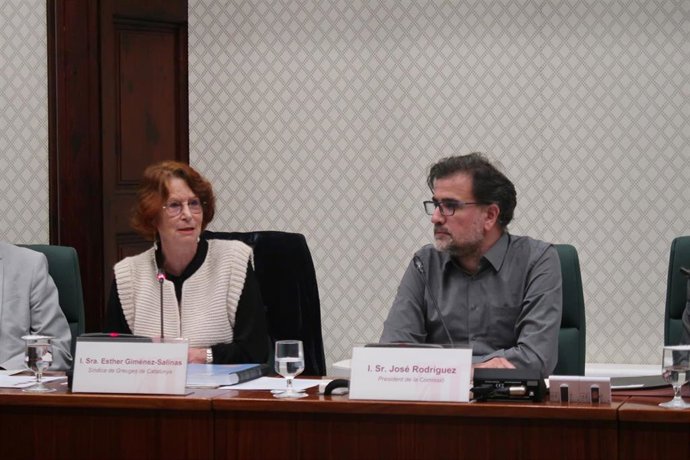 La síndica de Greuges, Esther Giménez-Salinas. Archivo.