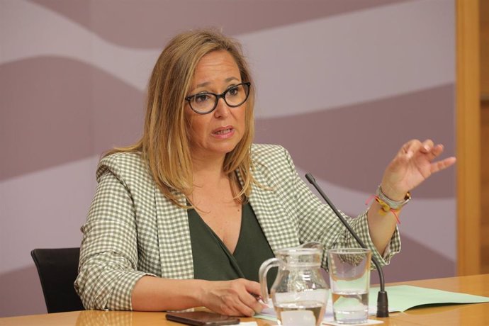 La consejera de Presidencia del Gobierno de Aragón, Mayte Pérez.