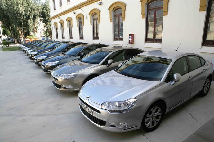 Archivo - Vehículos Coches Devueltos Por La Diputación Que Estaban En Renting
