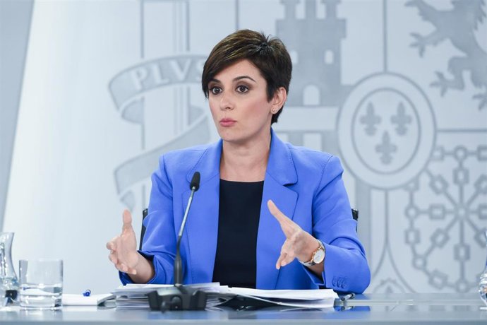 La ministra Portavoz, Isabel Rodríguez.