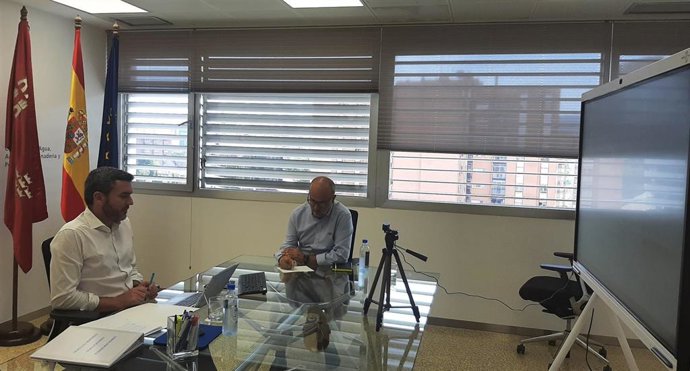 Declaraciones del consejero Antonio Luengo sobre la Conferencia Sectorial de Agricultura en la que ha participado telemáticamente