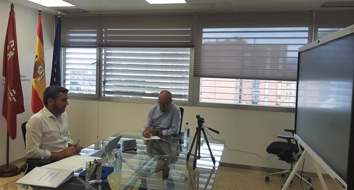 Declaraciones del consejero Antonio Luengo sobre la Conferencia Sectorial de Agricultura en la que ha participado telemáticamente