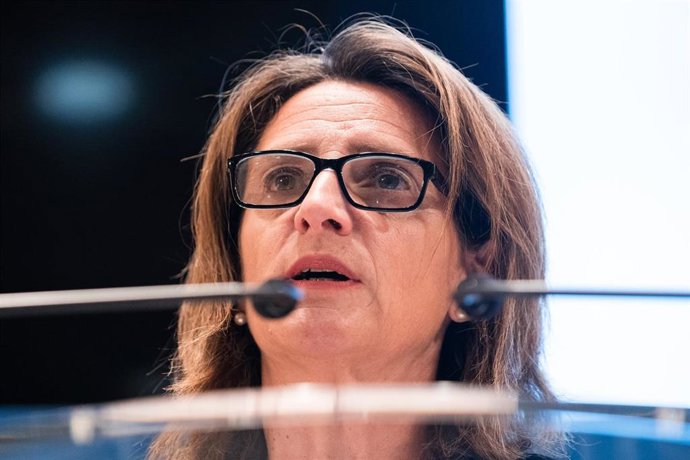 La vicepresidenta tercera y ministra para la Transición Ecológica y Reto Demográfico, Teresa Ribera