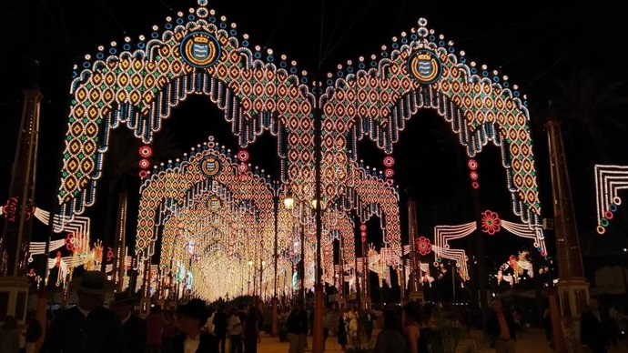 Alumbrado de la Feria del Caballo de Jerez de la Frontera (Cádiz)