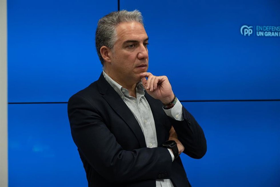 Archivo - El coordinador general del PP, Elías Bendodo.