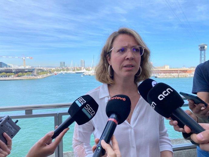 La teniente de alcalde de Urbanismo de Barcelona, Janet Sanz.