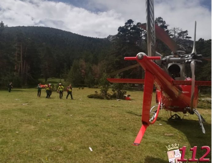 Auxiliada una octogenaria en el Camino Schmidt en Real Sitio de San Ildefonso (Segovia) tras sufrir una caída.