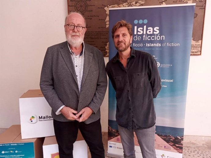El cineasta sueco Ruben tstlund y el director de Mallorca Film Commission, Pedro Barbadillo.
