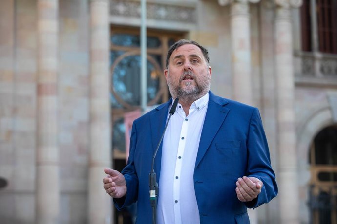 Archivo - Imatge d'arxiu del president d'ERC, Oriol Junqueras