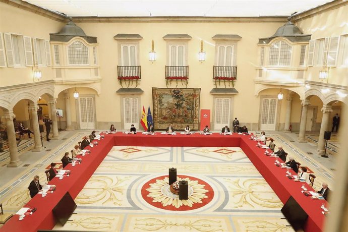 Archivo - Vista general de la reunión anual del Patronato del Instituto Cervantes, en el Palacio Real de El Pardo, Madrid (España), a 6 de octubre de 2020.