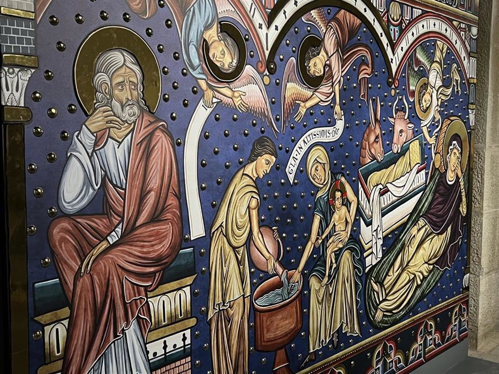 La exposición "Sigena Mágica" incorpora una escena nunca vista en más de 500 años