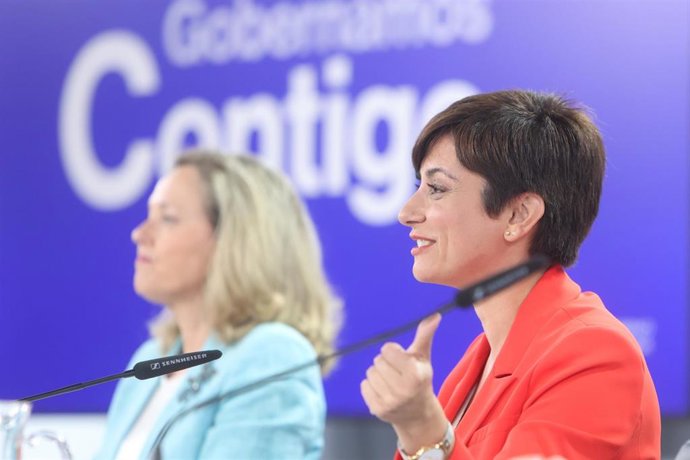 La ministra de Política Territorial y portavoz del Gobierno, Isabel Rodríguez, durante una rueda de prensa posterior a la reunión del Consejo de Ministros.