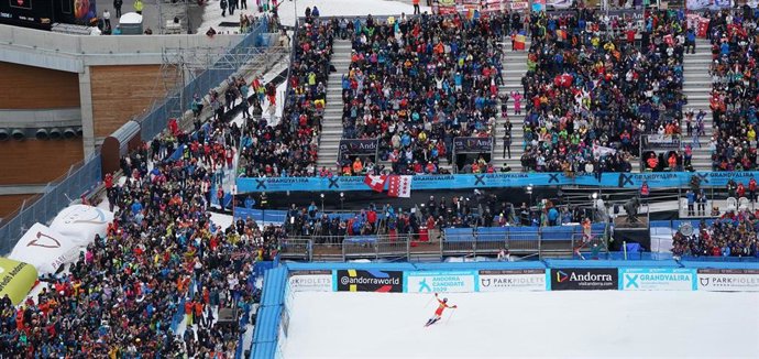 Archivo - Finales de la Copa del Mundo de esquí en Grandvalira, en marzo de 2023.