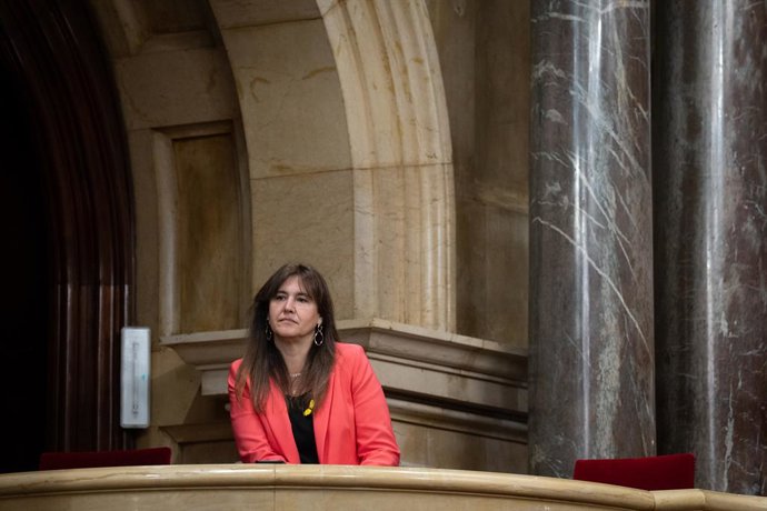 Borrs en la tribuna de convidats del Parlament a l'abril