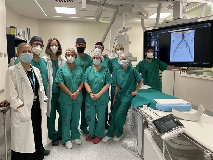 Nuevo monoplano de radiologia intervencionista en el Hospital Regional de Málaga.