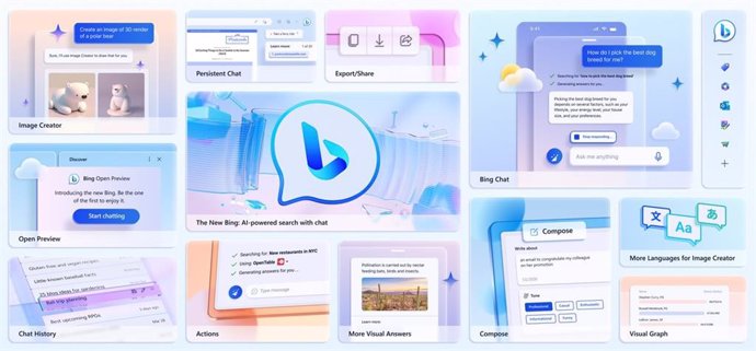 Microsoft lanza la vista previa abierta de Bing.