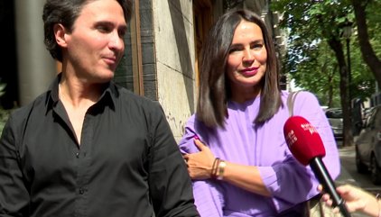 Olga Moreno, inseparable de Agustín Etienne, reacciona a la polémica ruptura de Antonio David y Marta Riesco