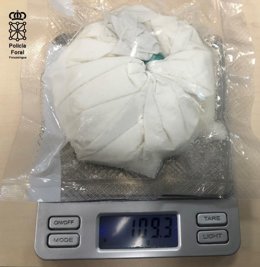 Parte de las sustancias incautadas