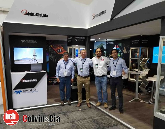 Representantes de bcb y Colvin en Expin2023.