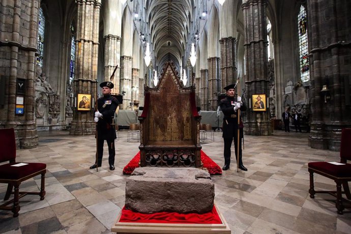 Preparativos para la coronación del rey Carlos III