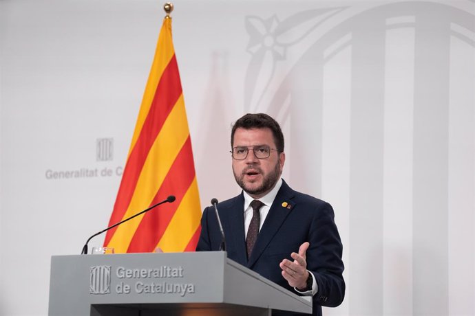 El president de la Generalitat, Pere Aragons