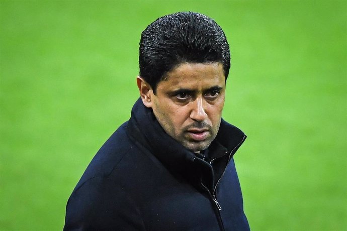 Archivo - El presidente del PSG francés Nasser Al-Khelafi