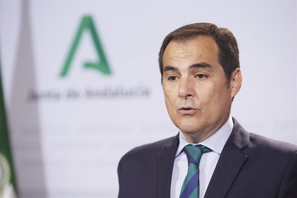 El consejero de Justicia, Administración Local y Función Pública de la Junta de Andalucía, José Antonio Nieto, en una imagen de archivo.