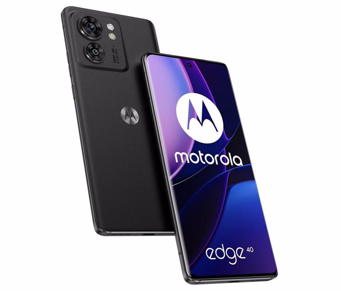 Motorola edge 40 en color negro