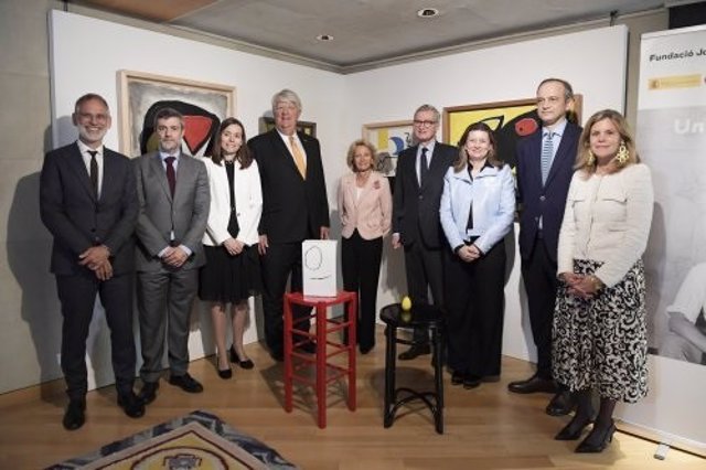 Presentació de les obres de Miró