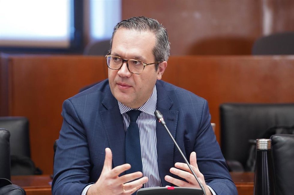 Archivo - El diputado de Cs Carlos Ortas, y candidato a la Presidencia del Gobierno de Aragón.