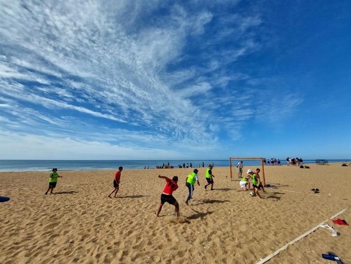 I Circuito Deportivo 'Salud Mental y Playa' en La Antilla (Huelva).