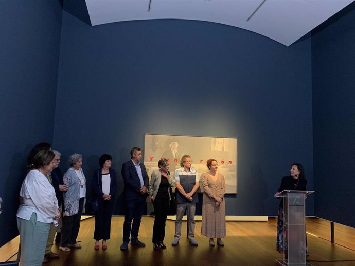 Presentación del proyecto 'Y tenías razón', coordinado por la artista visual Elo Vega, que se podrá ver durante los meses de mayo y junio en el Museo de Málaga.