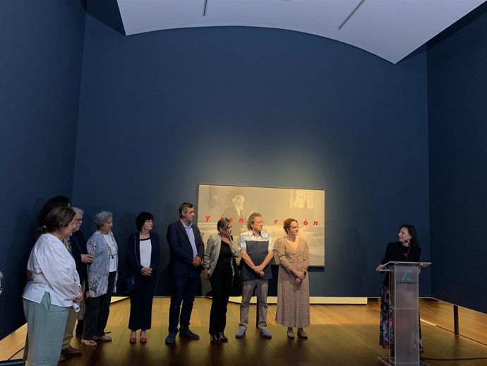 Presentación del proyecto 'Y tenías razón', coordinado por la artista visual Elo Vega, que se podrá ver durante los meses de mayo y junio en el Museo de Málaga.