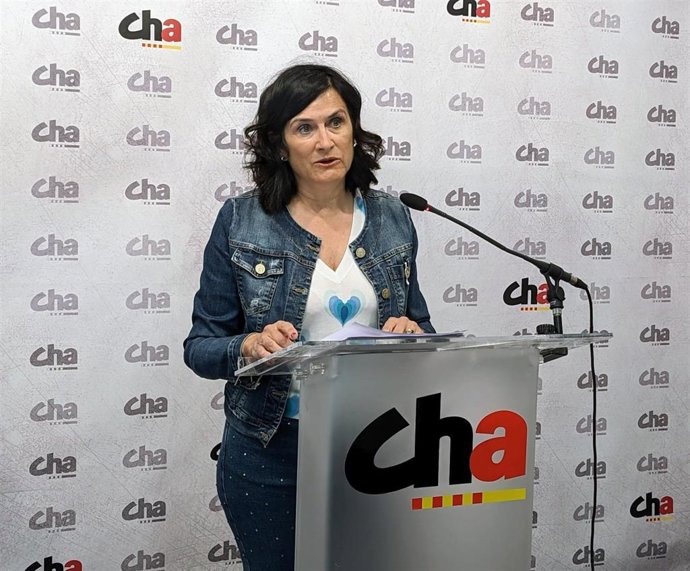 La secretaria general de CHA, Isabel Lasobras