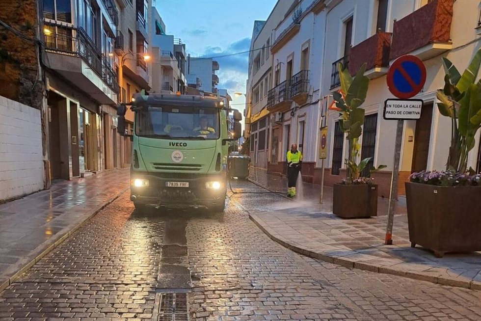 Vehículo de limpieza de Alcalá de Guadaíra.