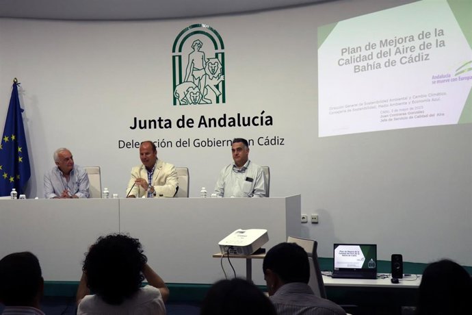 Cádiz acoge la reunión del grupo de trabajo del Plan de Mejora de la Calidad del Aire de la Bahía