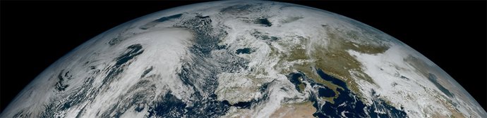 La primera imatge del nou satllit meteorolgic d'Europa, publicada aquest dijous 4 de maig, mostra les condicions meteorolgiques d'Europa, frica i l'Atlntic amb "un extraordinari nivell de detall".