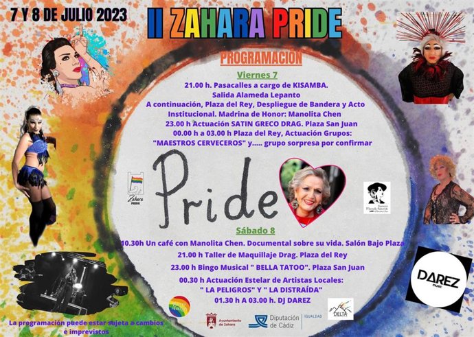Cartel del Zahar Pride.