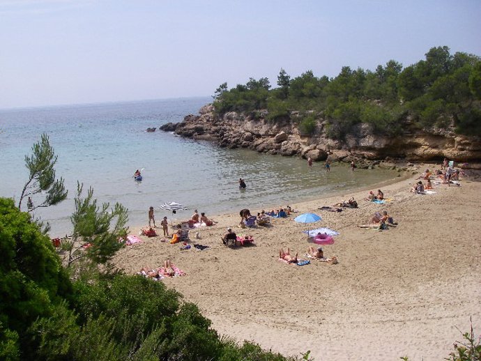 Imatge d'una platja catalana guardonada