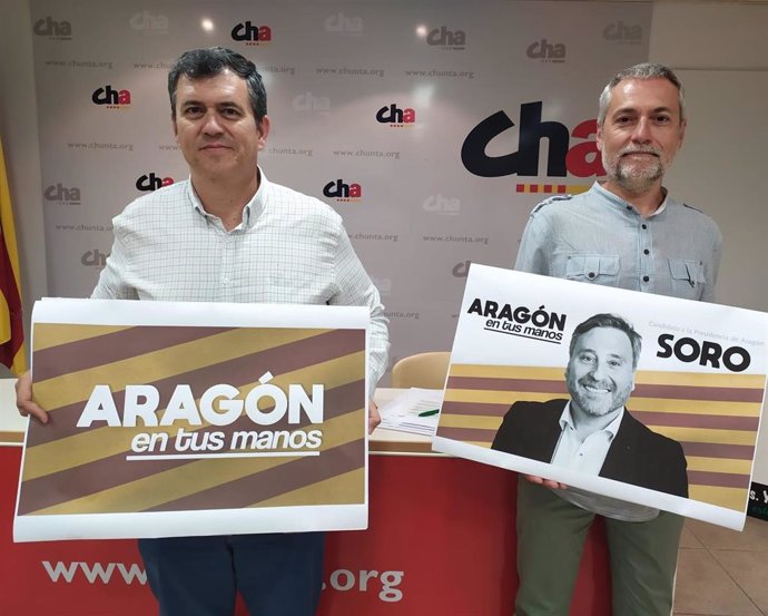 'Aragón En Tus Manos' Es El Lema De La Campaña De CHA Para Las Próximas Elecciones Autonómicas Y Municipales Del 28M.